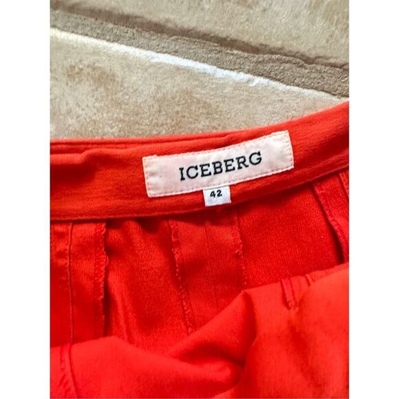 Iceberg Flat Front Stretch Straight & Pencil Skirt Medium Size 42, MSRP $395 - Picture 11 of 11